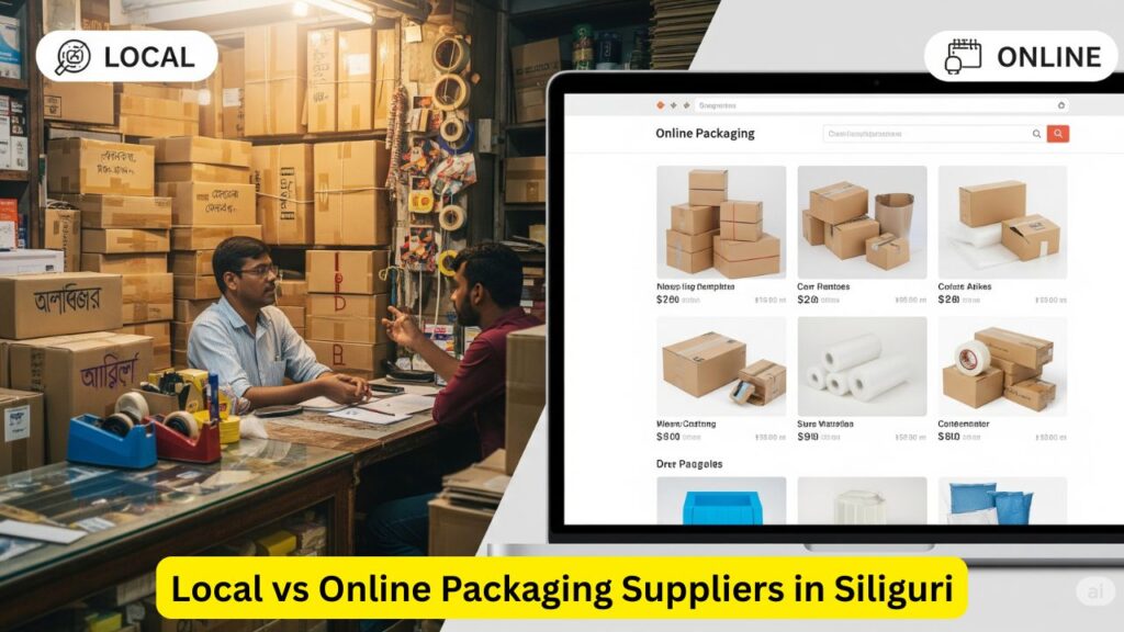 Local vs Online Packaging Suppliers in Siliguri