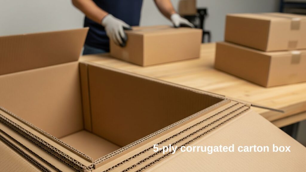 5-ply corrugated carton box